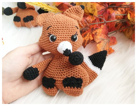 Blog-Inhaltsbild für 'Fuchspaar, kostenlose Häkelanleitung'